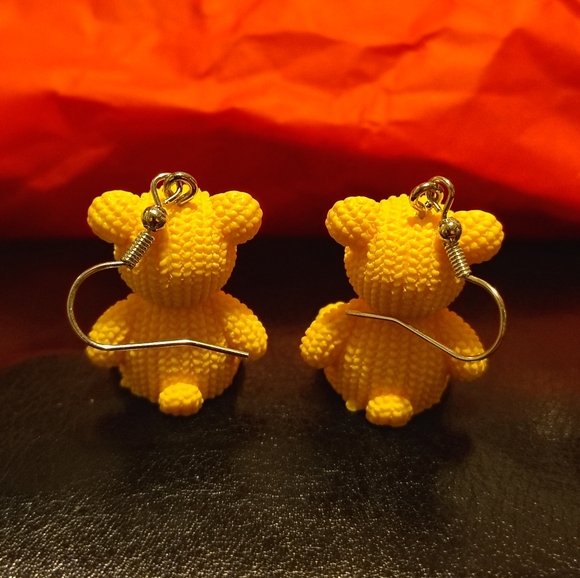 Teddy Bear Earrings - Picture 4 of 7